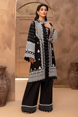 Smoky Black - Exclusive Unstitch Lawn