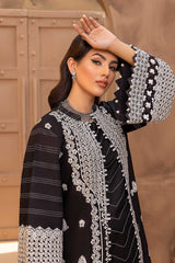Smoky Black - Exclusive Unstitch Lawn