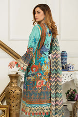 Downy - Printed & Embroidered Swiss Lawn Stitched