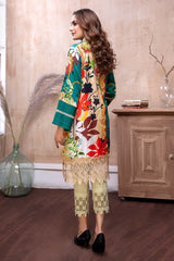 Grovy - Digital Embroidered Lawn Stitch Kurti