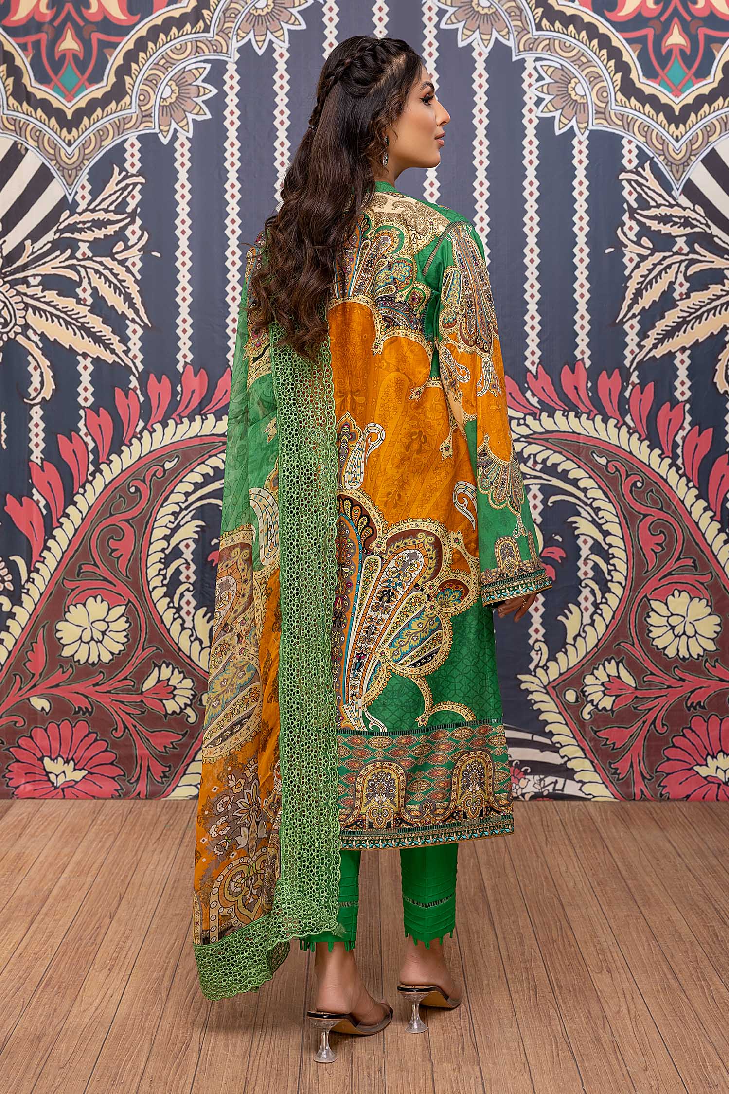 Forest Glory - Printed & Embroidered Lawn Pret 3PC