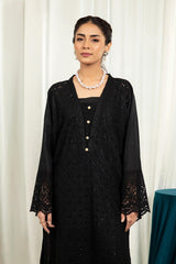 Woodsmoke - Embroidered Stitch Chikankari Kurti