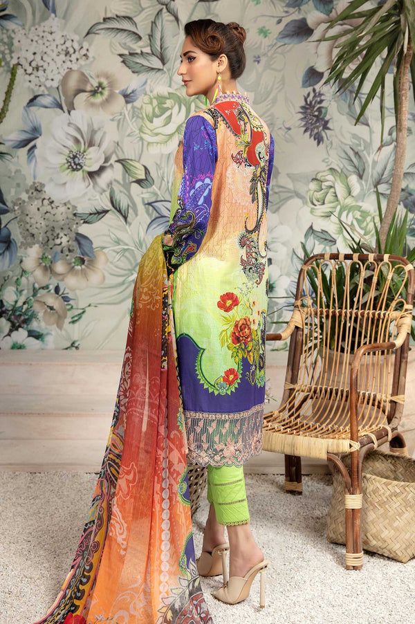 Celadon - Printed & Embroidered Lawn 3PC