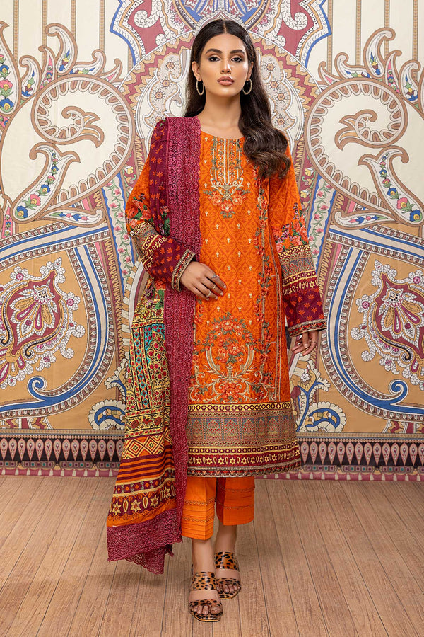 Beam Bliss - Printed & Embroidered Lawn Pret 3PC