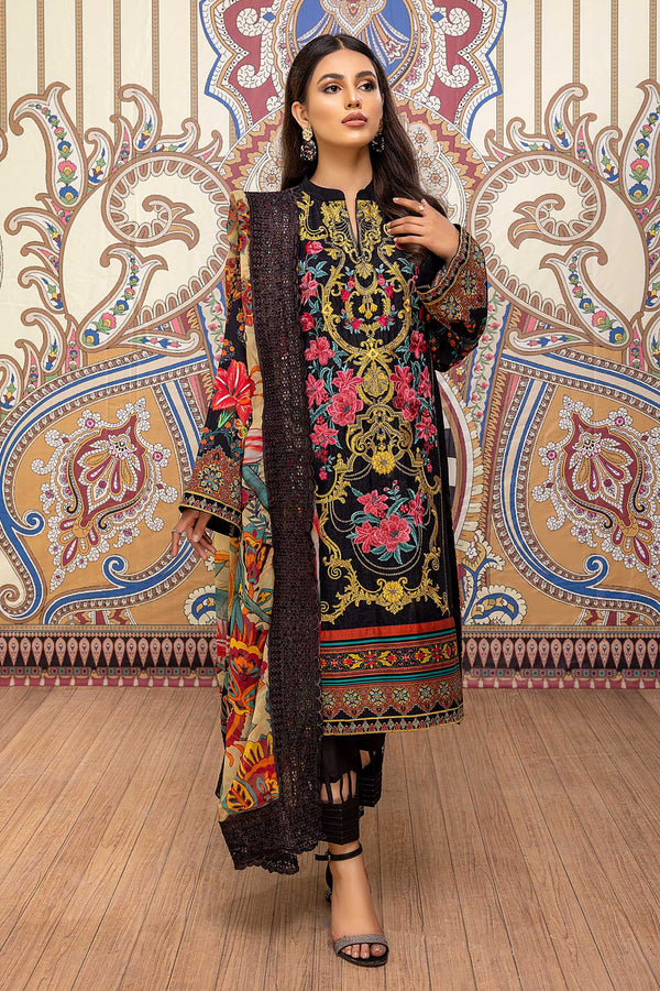 Bimry - Printed & Embroidered Lawn Pret 3PC