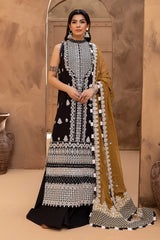 Smoky Black B - Exclusive Unstitch Lawn