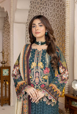 Pearl Gardenia - Chikankari Embroidered Lawn 3PC
