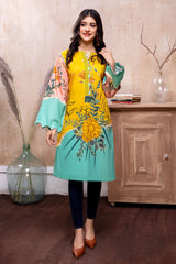 Early Glaze - Printed Cambric Stitched Kurti