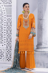 Sun Stock - Stitched Printed & Embroidered Lawn