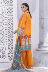 Sun Stock - Stitched Printed & Embroidered Lawn