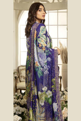 Raisan - Digital Printed & Embroidered Swiss Voil 3PC