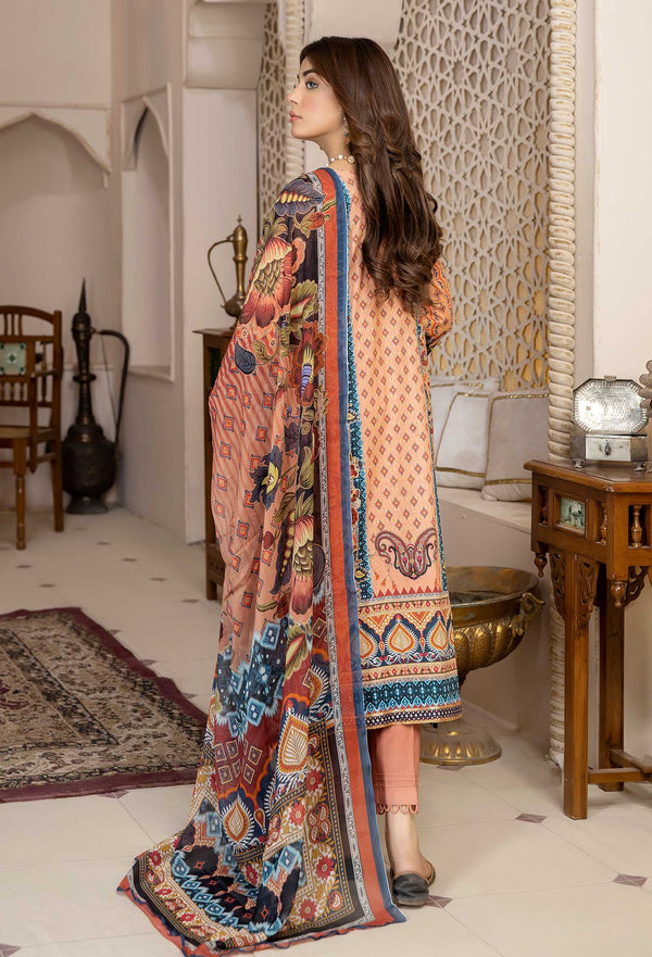 Sangria Savor - Chikankari Embroidered Lawn 3PC