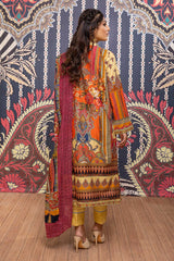 Caramel Charm - Printed & Embroidered Lawn Pret 3PC