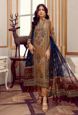 Ochre Treasure Stitched