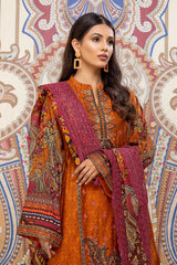 Dazzling Orange - Printed & Embroidered Lawn Pret 3PC