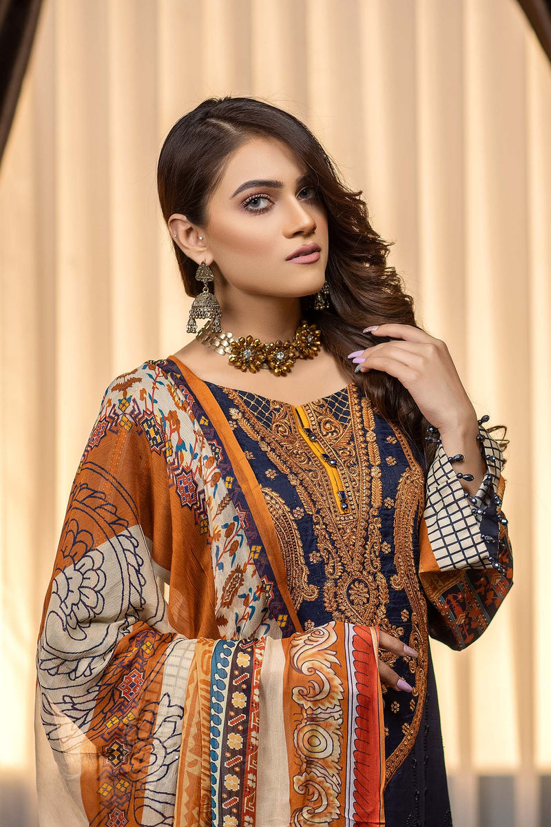 Mirage - Stitched Printed & Embroidered Lawn