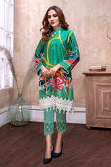 Wreby - Digital Embroidered Lawn Stitch Kurti