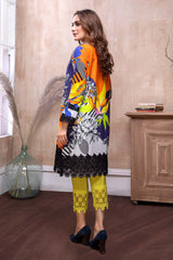Multi Charm - Digital Embroidered Lawn Stitch Kurti
