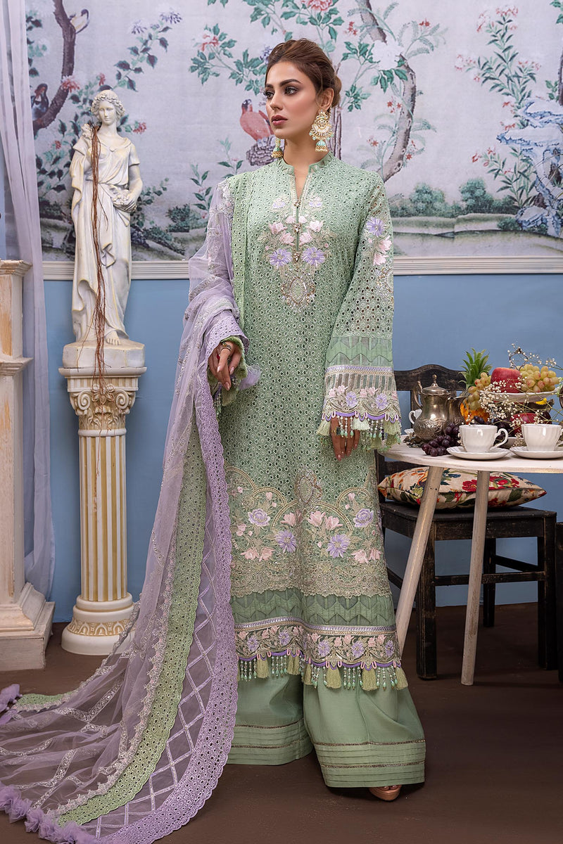 Aster Azure - Exclusive Chiffon