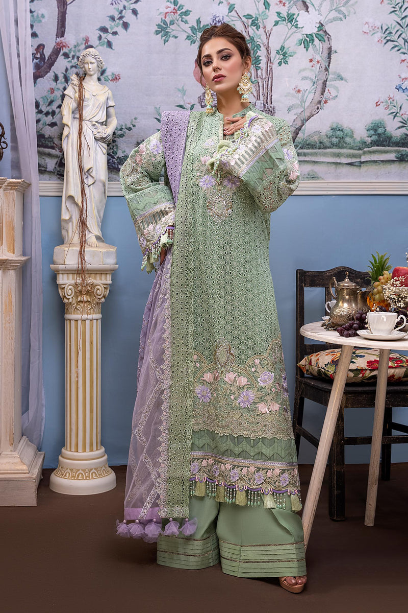 Aster Azure - Exclusive Chiffon