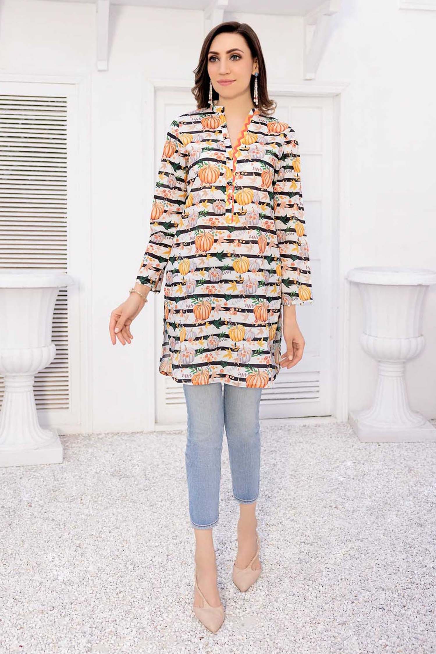 Astonish Cuts- Digital Printed Stitched Lawn Kurti