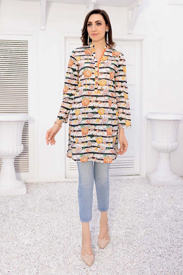 Astonish Cuts- Digital Printed Stitched Lawn Kurti