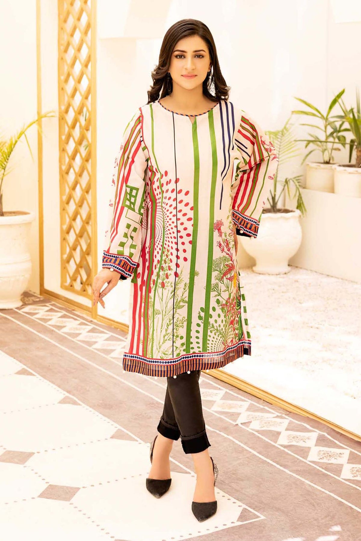 1 Piece – Printed Lawn