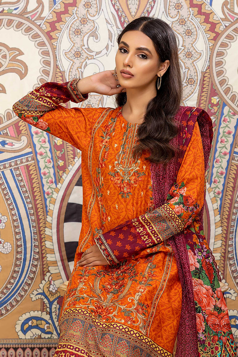 Beam Bliss - Printed & Embroidered Lawn Pret 3PC