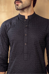 Roman Black - Stitched Suit