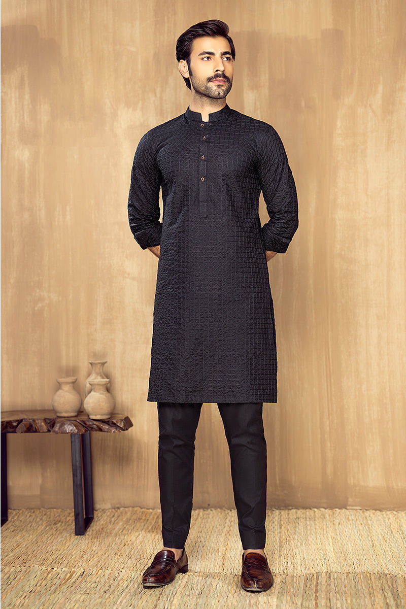 Roman Black - Stitched Suit