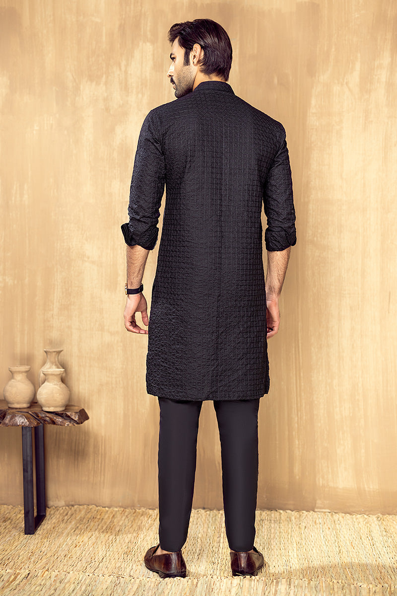 Roman Black - Stitched Suit