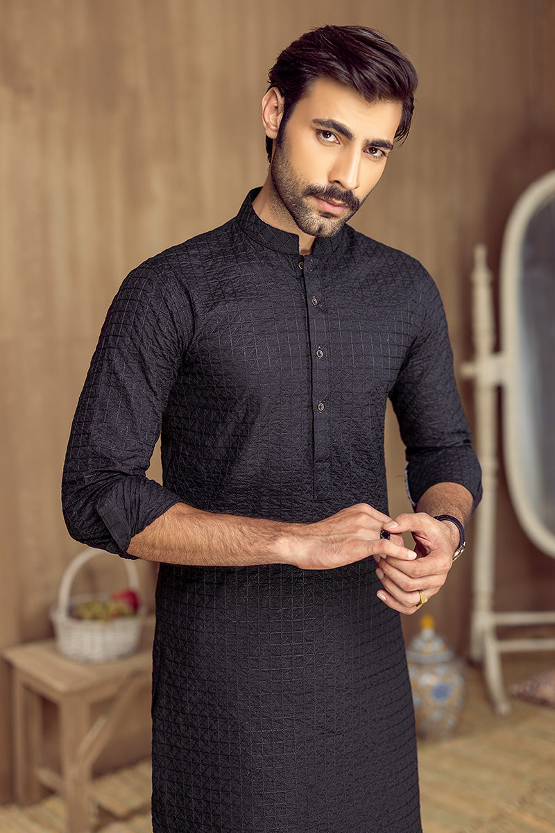 Roman Black - Stitched Suit