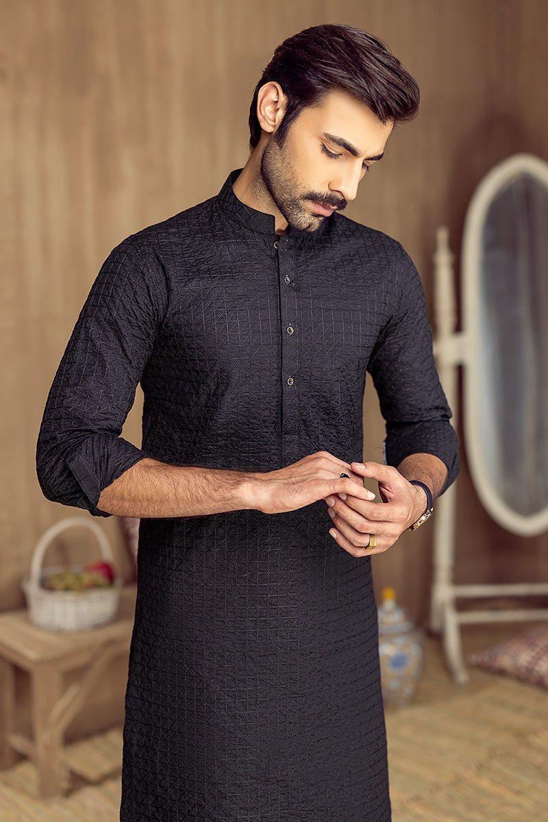 Roman Black - Stitched Suit
