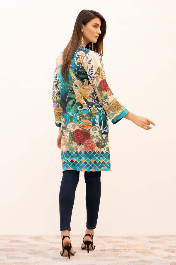 Arsin - Digital Printed Stitched Lawn Kurti