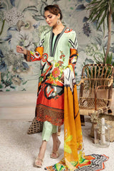 Charm Glance - Printed & Embroidered Lawn 3PC