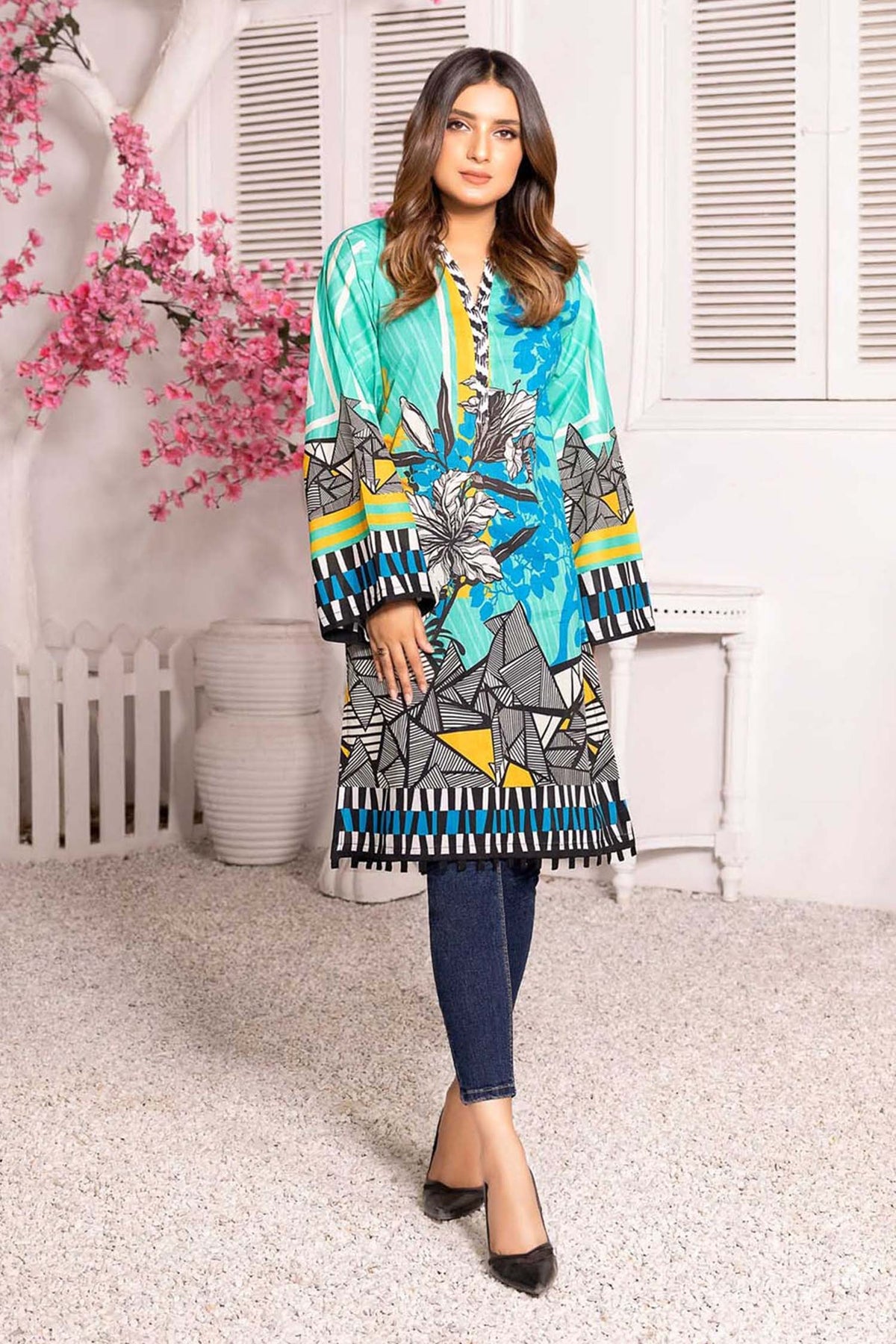 1 Piece – Printed Lawn