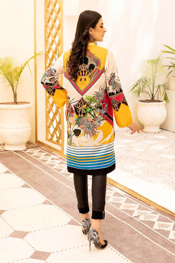 Spiffing - Digital Printed Stitched Lawn Kurti