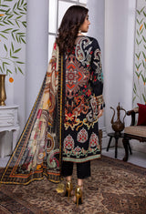 Black Cloud - Embroidered Chikankari Lawn 3PC