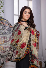Black Cloud - Embroidered Chikankari Lawn 3PC