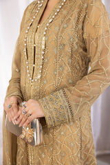 Sierry - Embroidered Chiffon Gown Pret 3PC