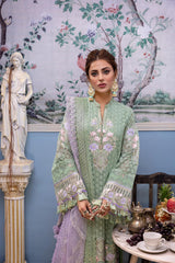 Aster Azure - Exclusive Chiffon