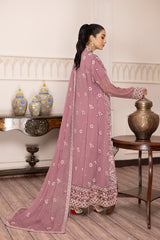 Saffairs - Embroidered Chiffon Gown Pret 3PC