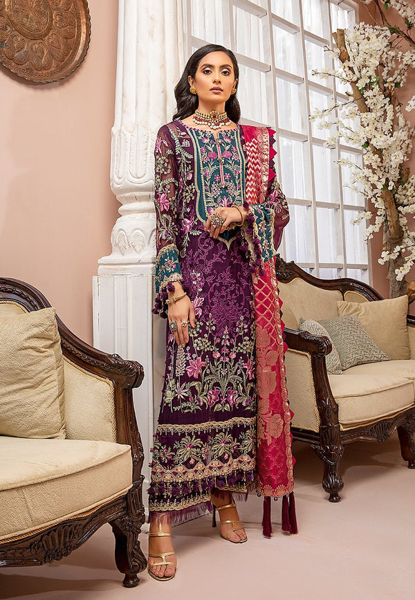 Berry Plum Stitched