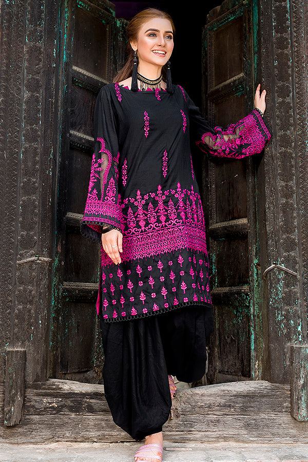 Amazonite - Embroidered Lawn 2PC Unstitched