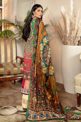 Bright Maroon - Exclusive Embroidered Lawn 3PC