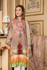 Culin - Digital Printed and Embroidered Linen 3PC