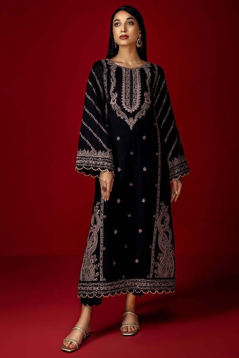 Teal - Embroidered Lawn 2PC