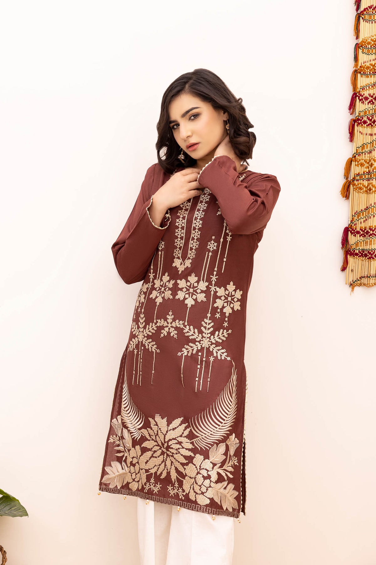 1 Piece – Embroidered Lawn
