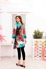 Deep Mix - Digital Printed Stitched Lawn Kurti