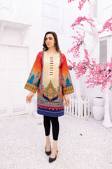 Charmin - Digital Printed Stitched Lawn Kurti